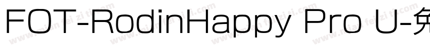 FOT-RodinHappy Pro U字体转换